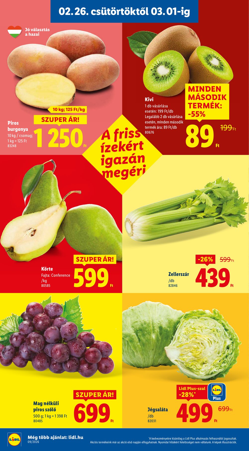 Lidl akciós újság 2026.02.26-tól - 4. oldal.