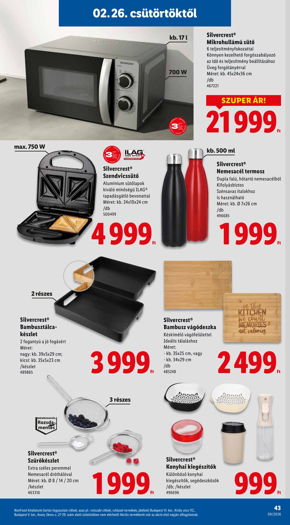 Lidl akciós újság 2026.02.26-tól - 43. oldal.