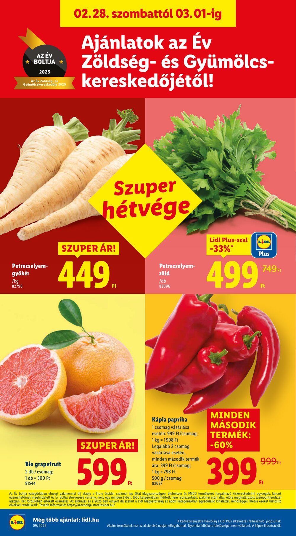 Lidl akciós újság 2026.02.26-tól - 46. oldal.