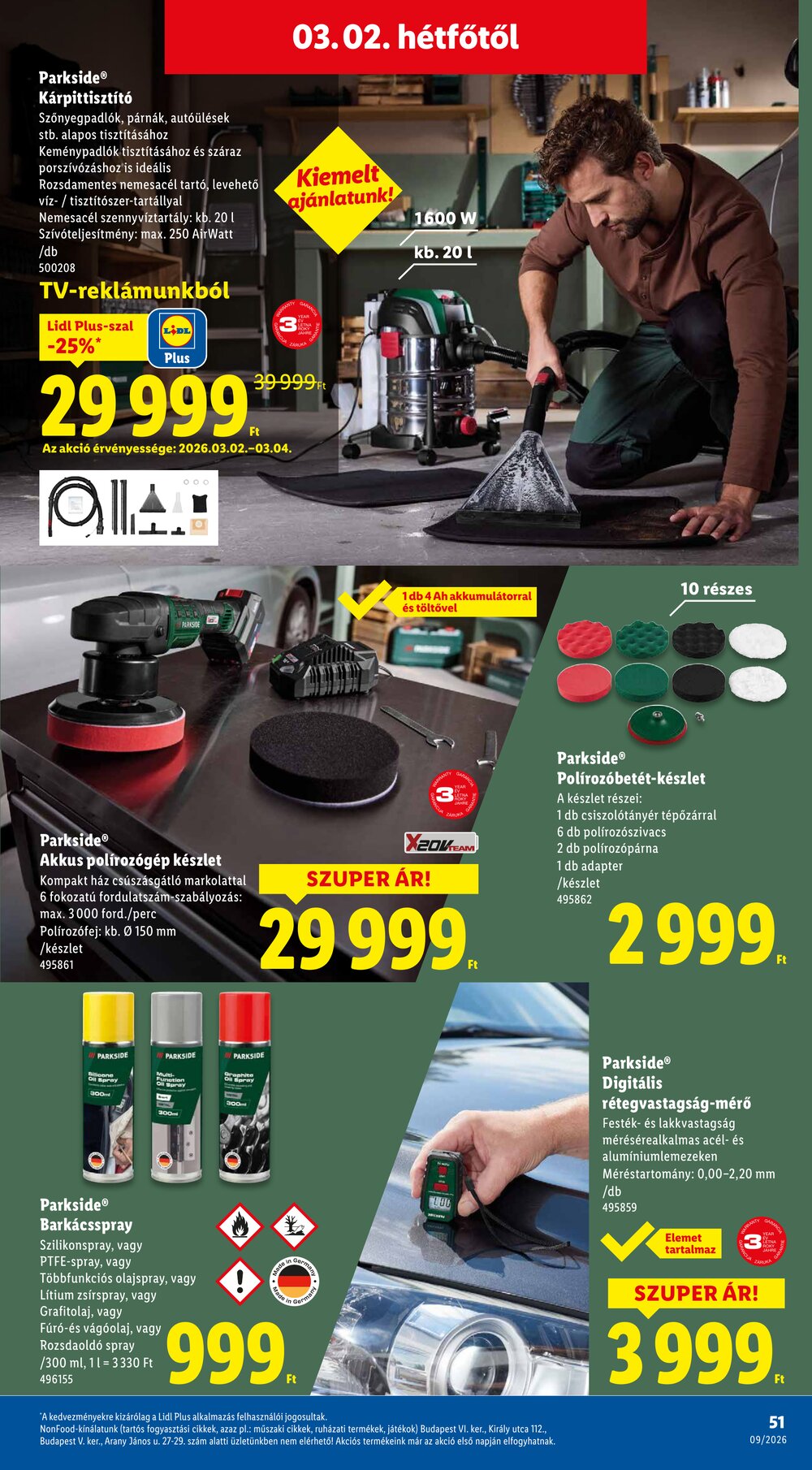 Lidl akciós újság 2026.02.26-tól - 51. oldal.