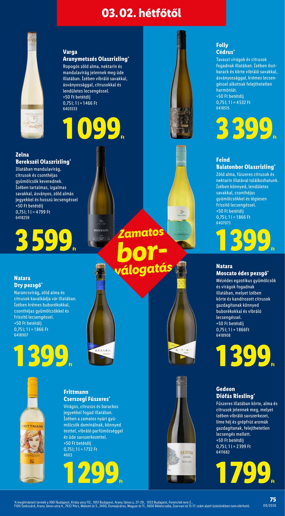 Lidl akciós újság 2026.02.26-tól - 75. oldal.