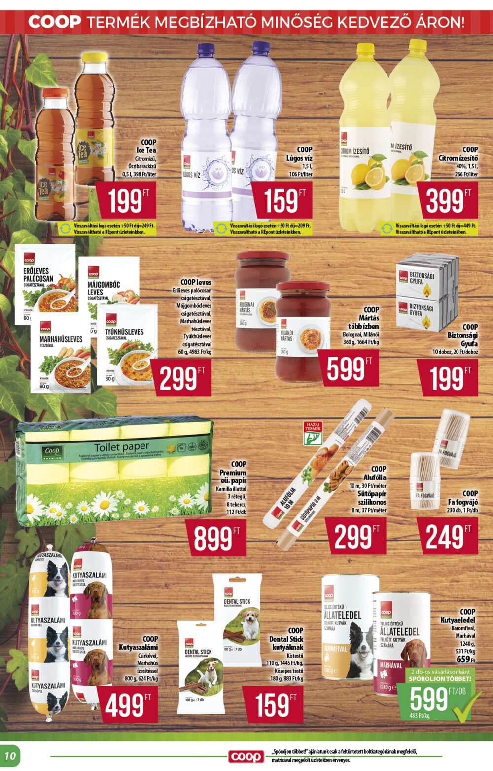 Coop akciós újság 2026.02.26-tól - 10. oldal.