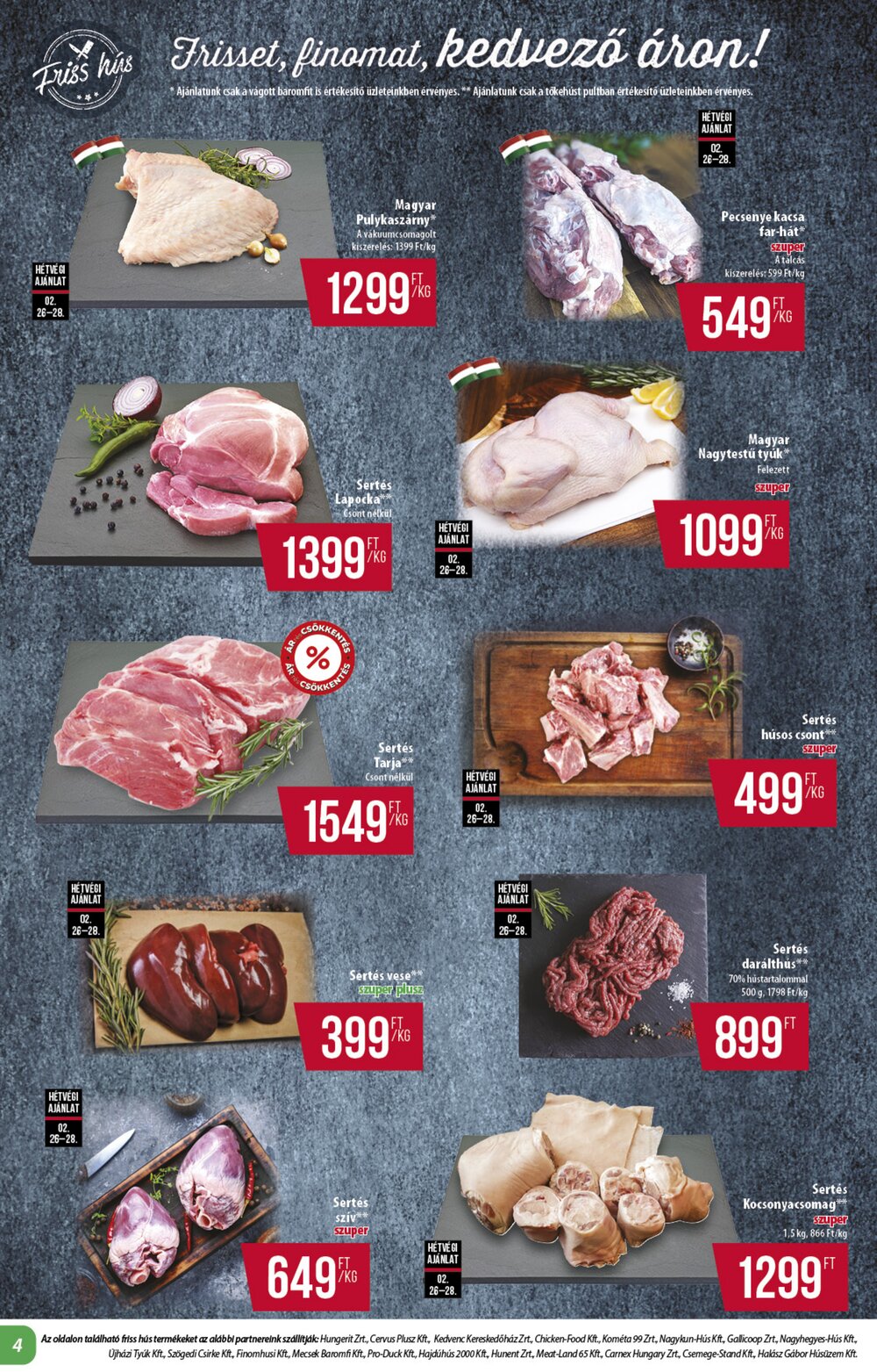 Coop akciós újság 2026.02.26-tól - 4. oldal.