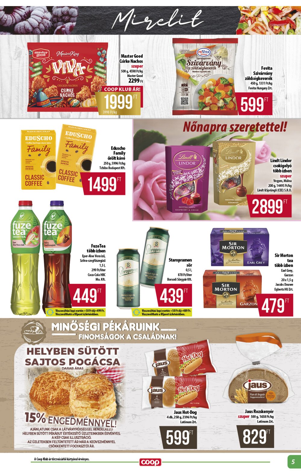 Coop akciós újság 2026.02.26-tól - 5. oldal.