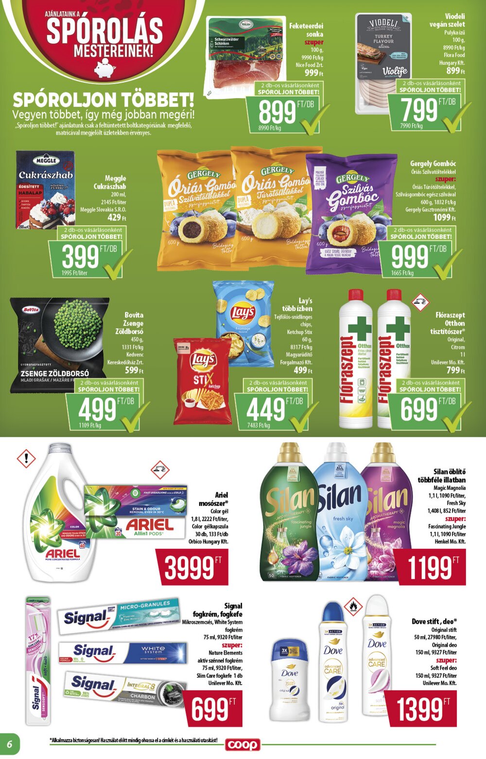 Coop akciós újság 2026.02.26-tól - 6. oldal.