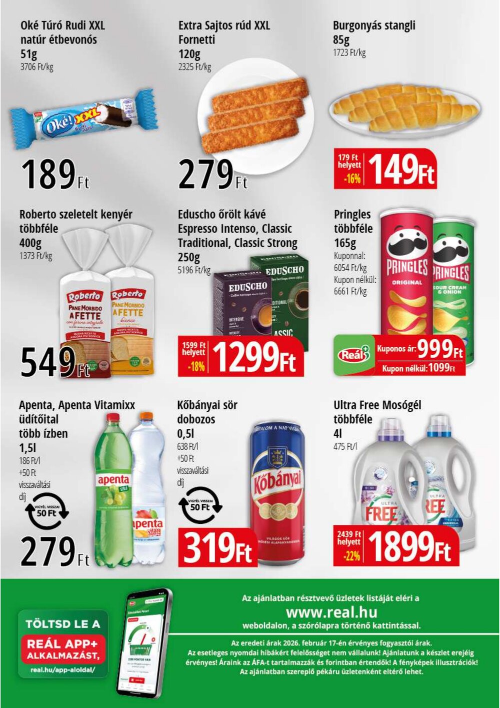 Reál akciós újság 2026.02.26-tól - 2. oldal.