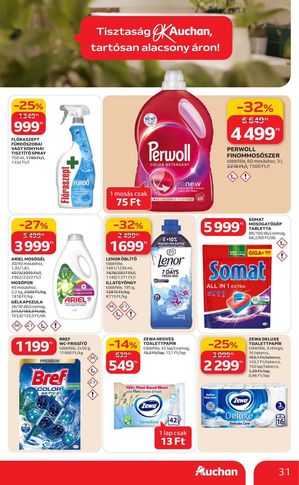 Auchan akciós újság 2026.02.26-tól - 31. oldal.