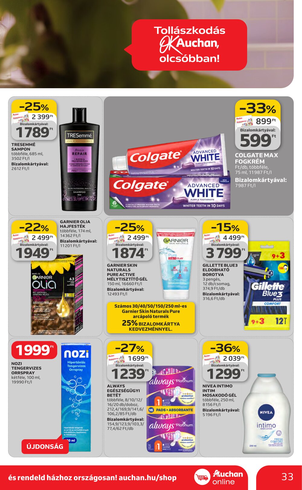 Auchan akciós újság 2026.02.26-tól - 33. oldal.