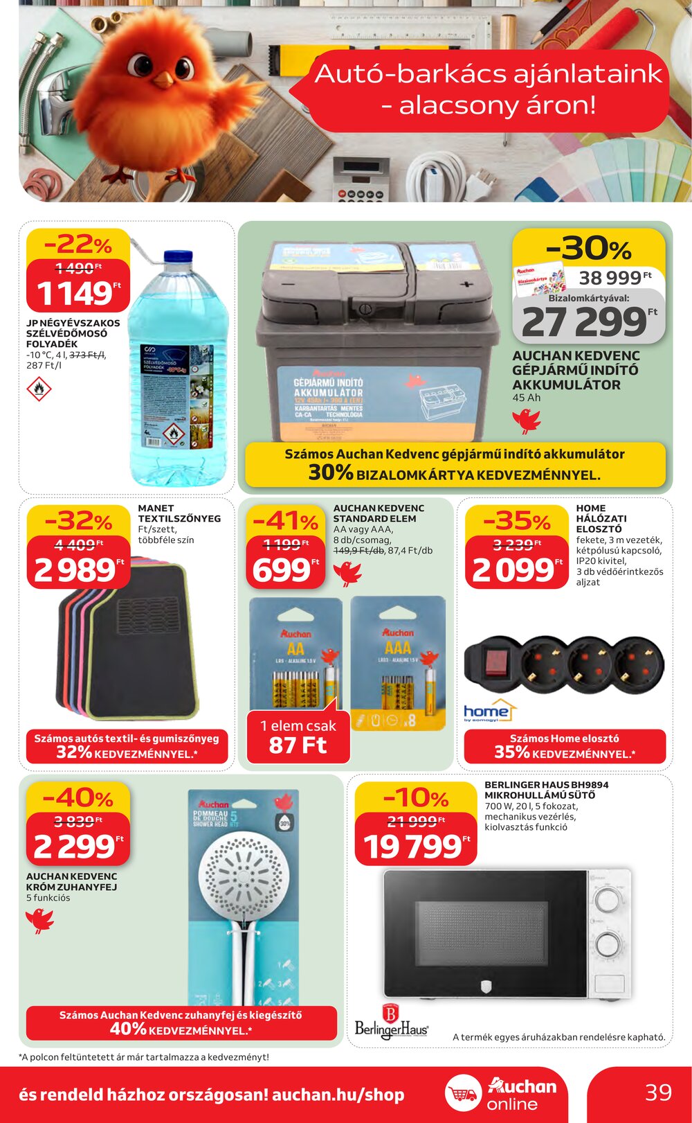 Auchan akciós újság 2026.02.26-tól - 39. oldal.