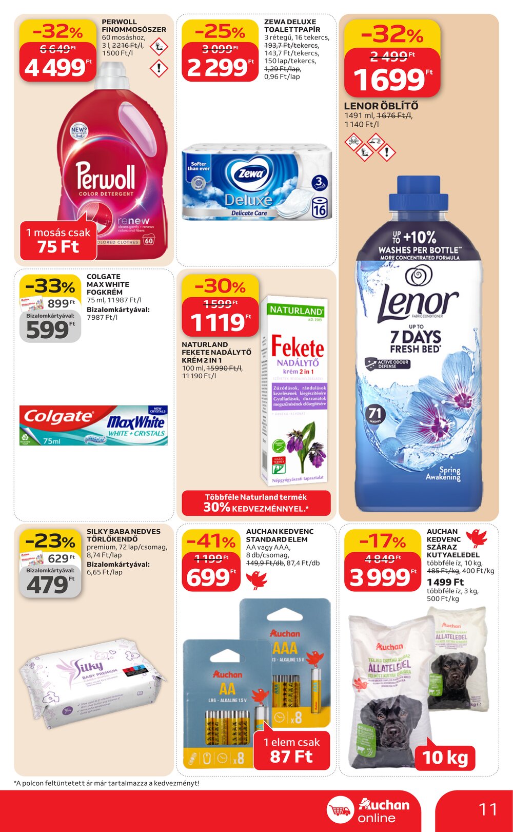 Auchan akciós újság 2026.02.26-tól - 11. oldal.