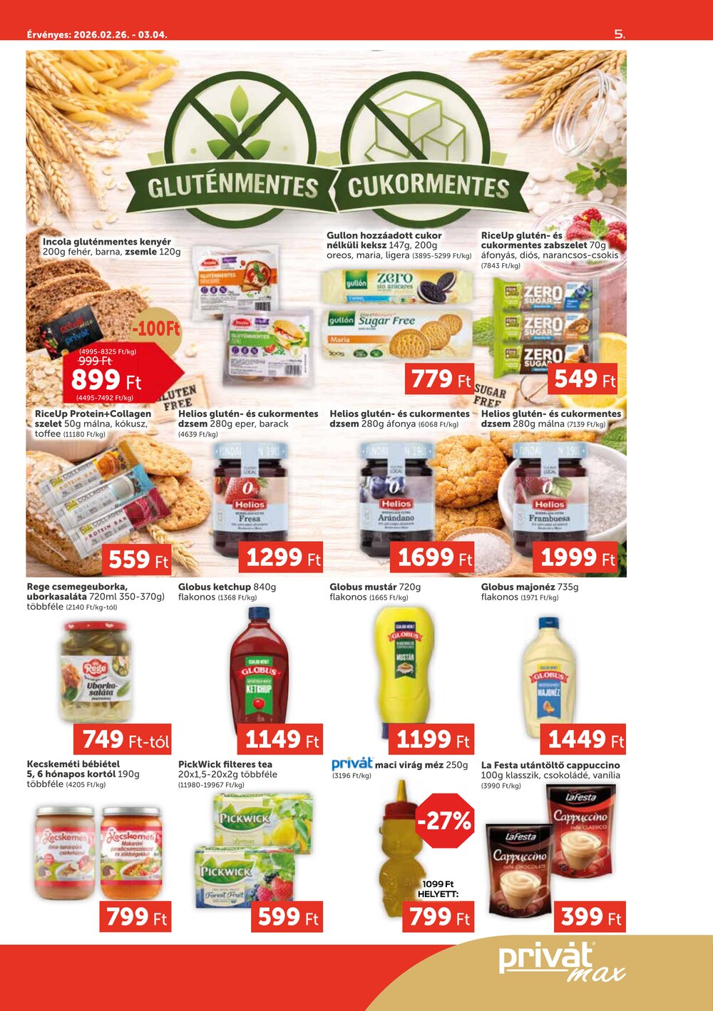 Privát akciós újság 2026.02.26-tól - 5. oldal.
