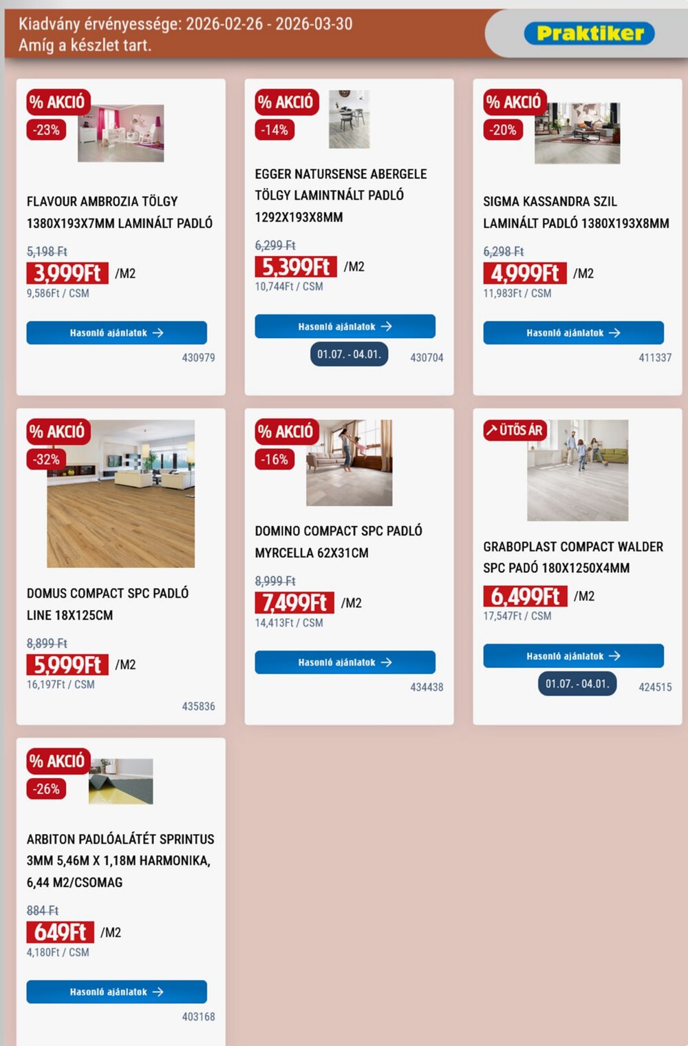 Praktiker akciós újság 2026.02.26-tól - 20. oldal.