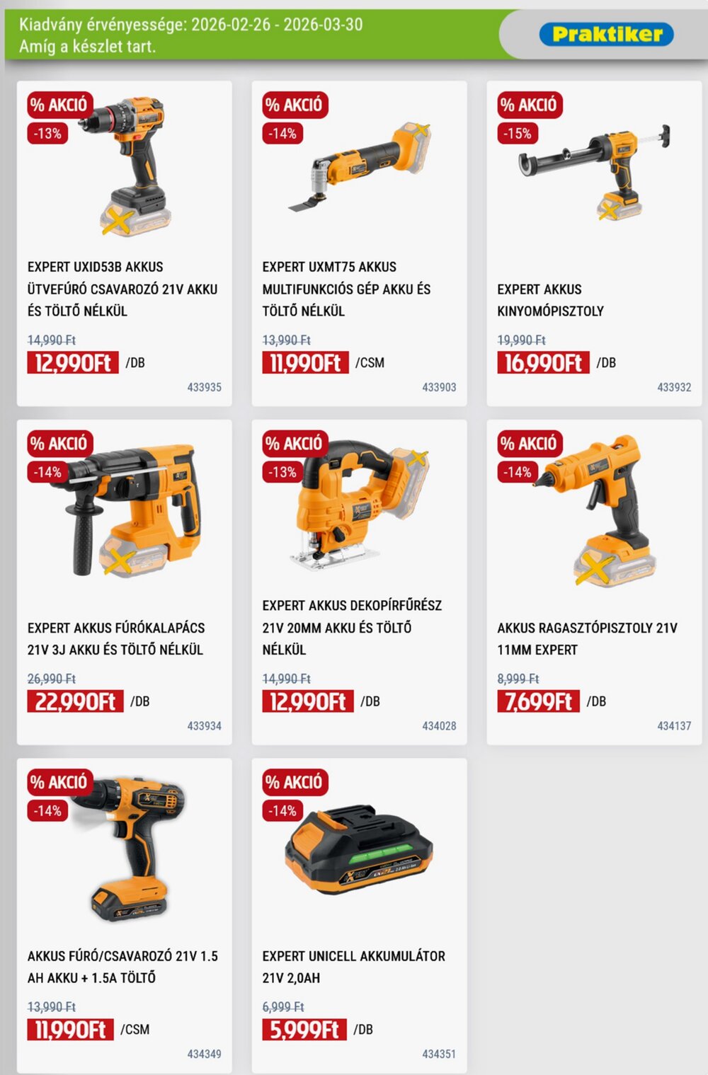Praktiker akciós újság 2026.02.26-tól - 22. oldal.