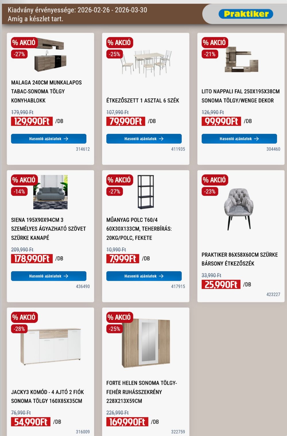 Praktiker akciós újság 2026.02.26-tól - 28. oldal.