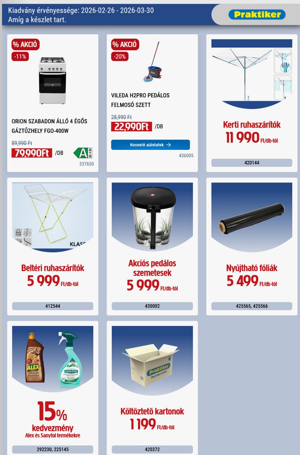 Praktiker akciós újság 2026.02.26-tól - 34. oldal.
