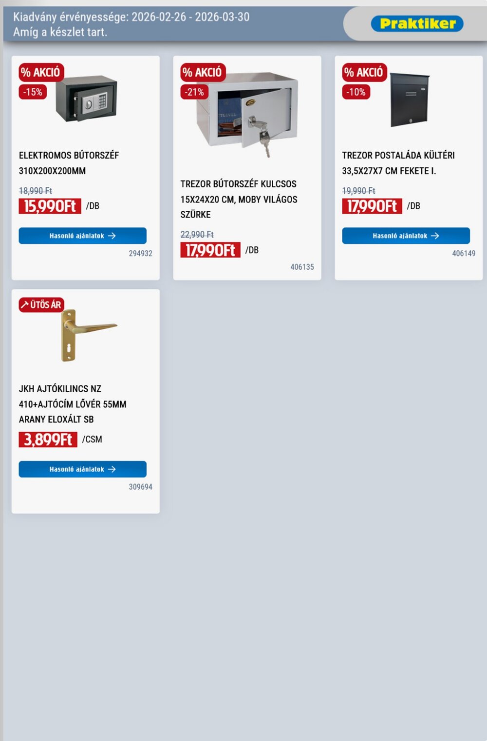 Praktiker akciós újság 2026.02.26-tól - 38. oldal.