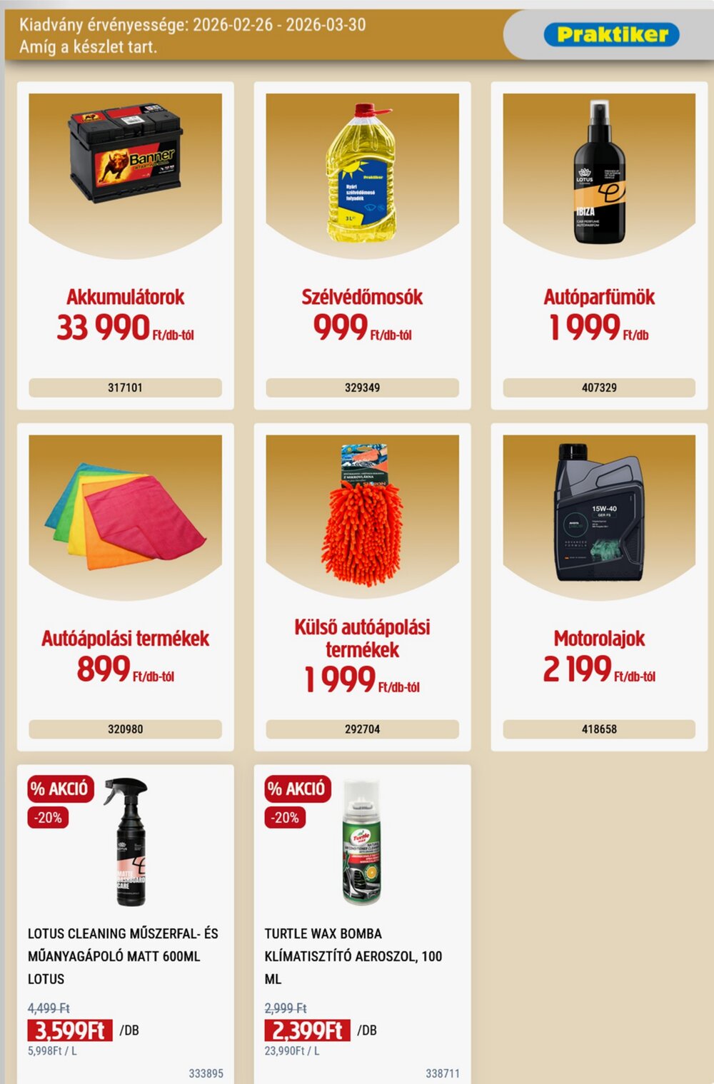 Praktiker akciós újság 2026.02.26-tól - 40. oldal.