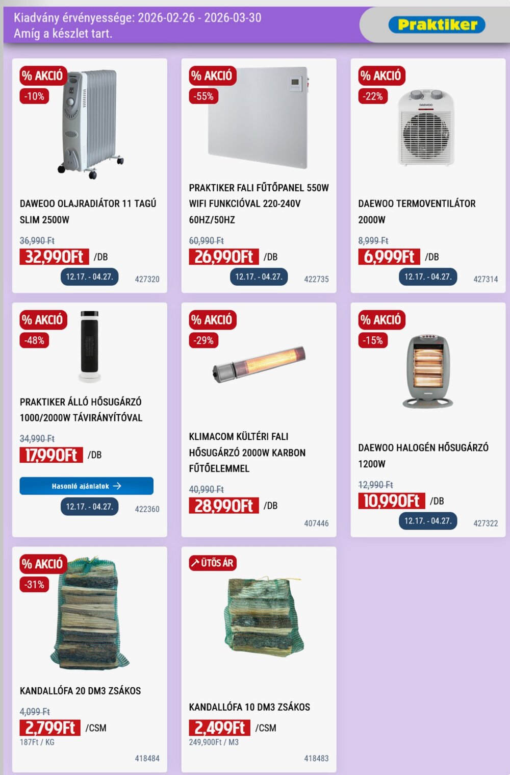 Praktiker akciós újság 2026.02.26-tól - 9. oldal.
