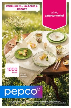 Pepco akciós újság 2026.02.26-tól