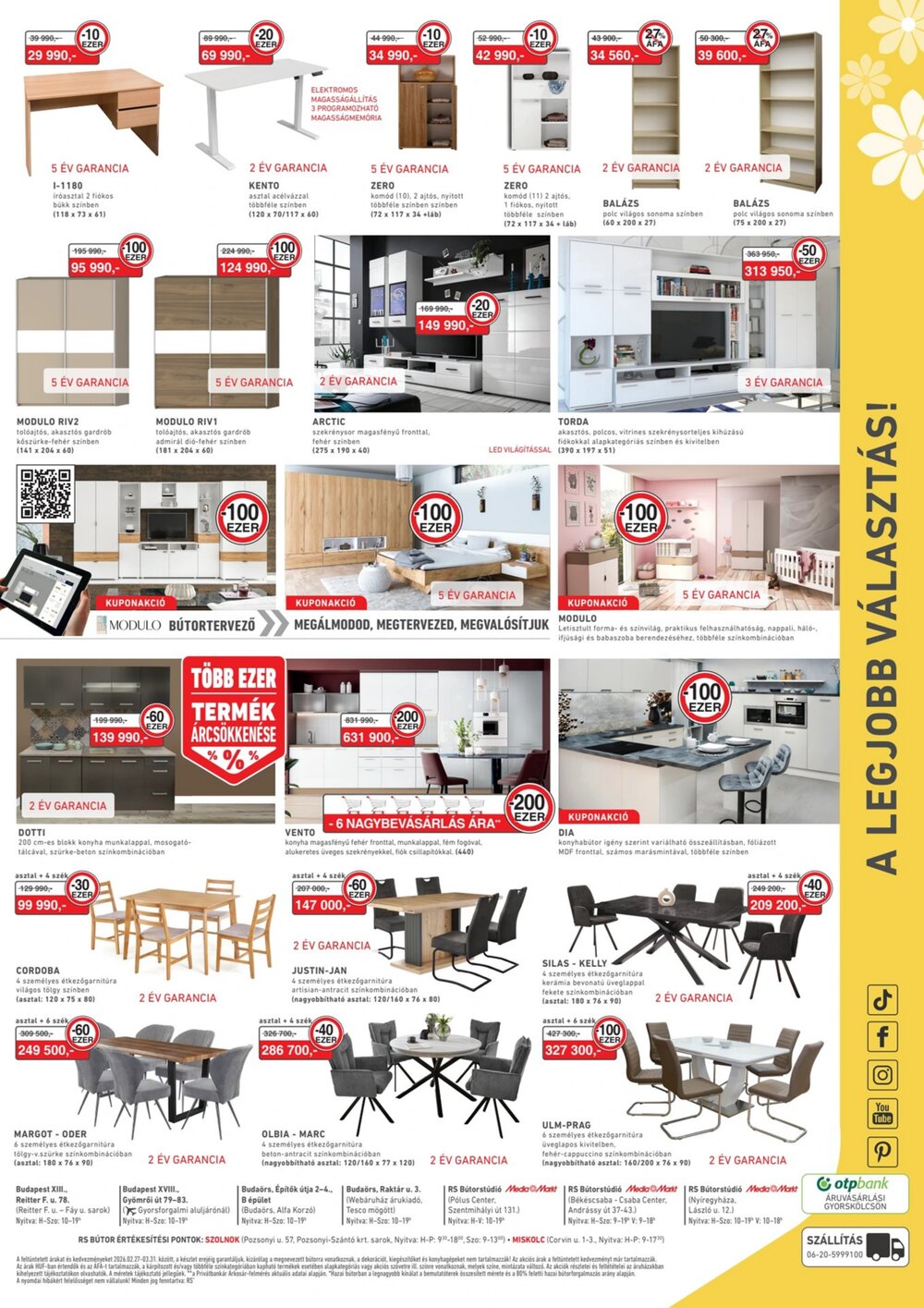 RS Bútor akciós újság 2026.02.27-től - 2. oldal.
