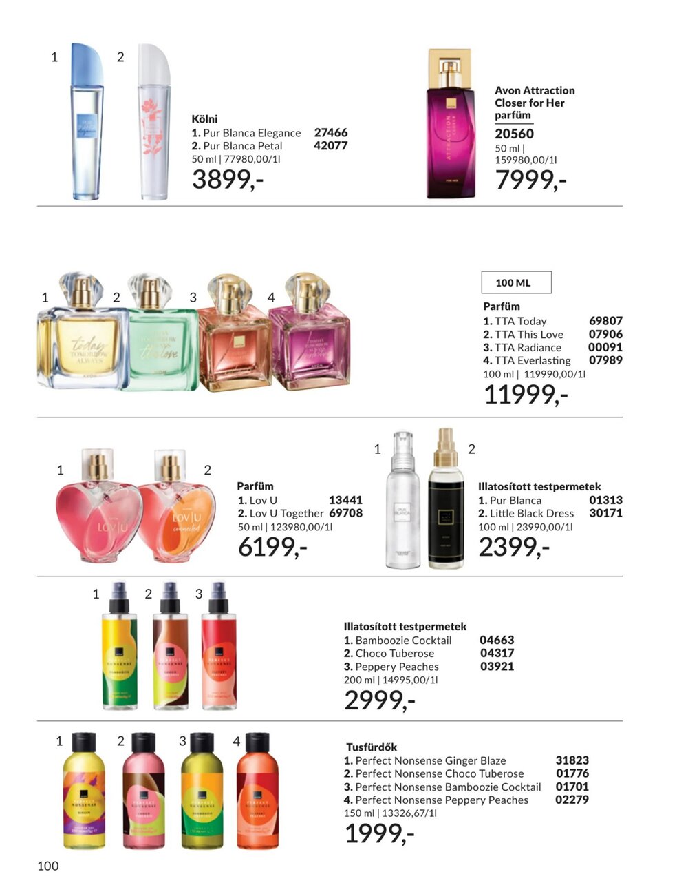 Avon akciós újság 2026.03.01-től - 100. oldal.