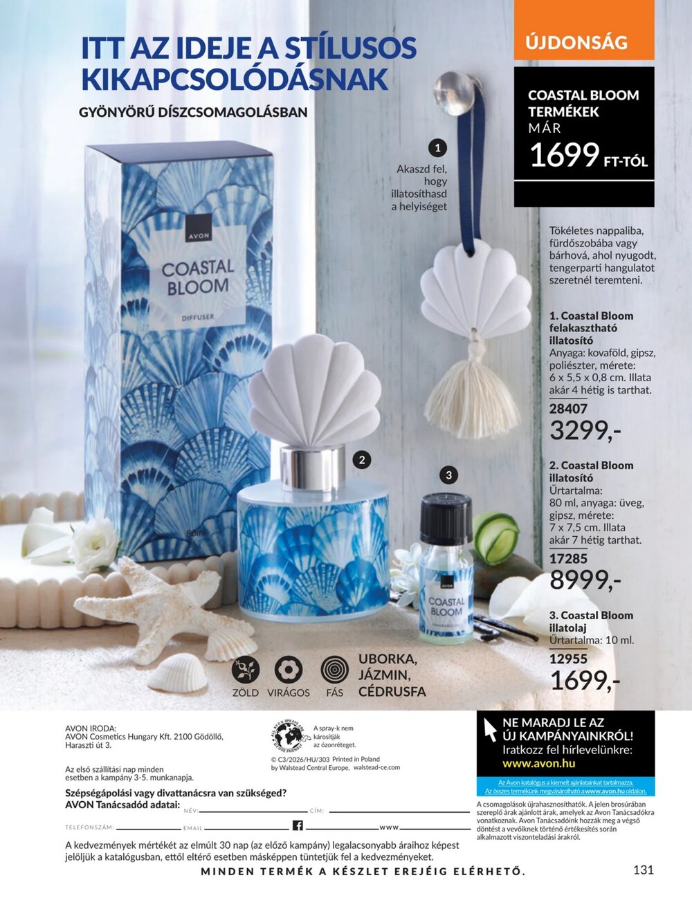 Avon akciós újság 2026.03.01-től - 131. oldal.
