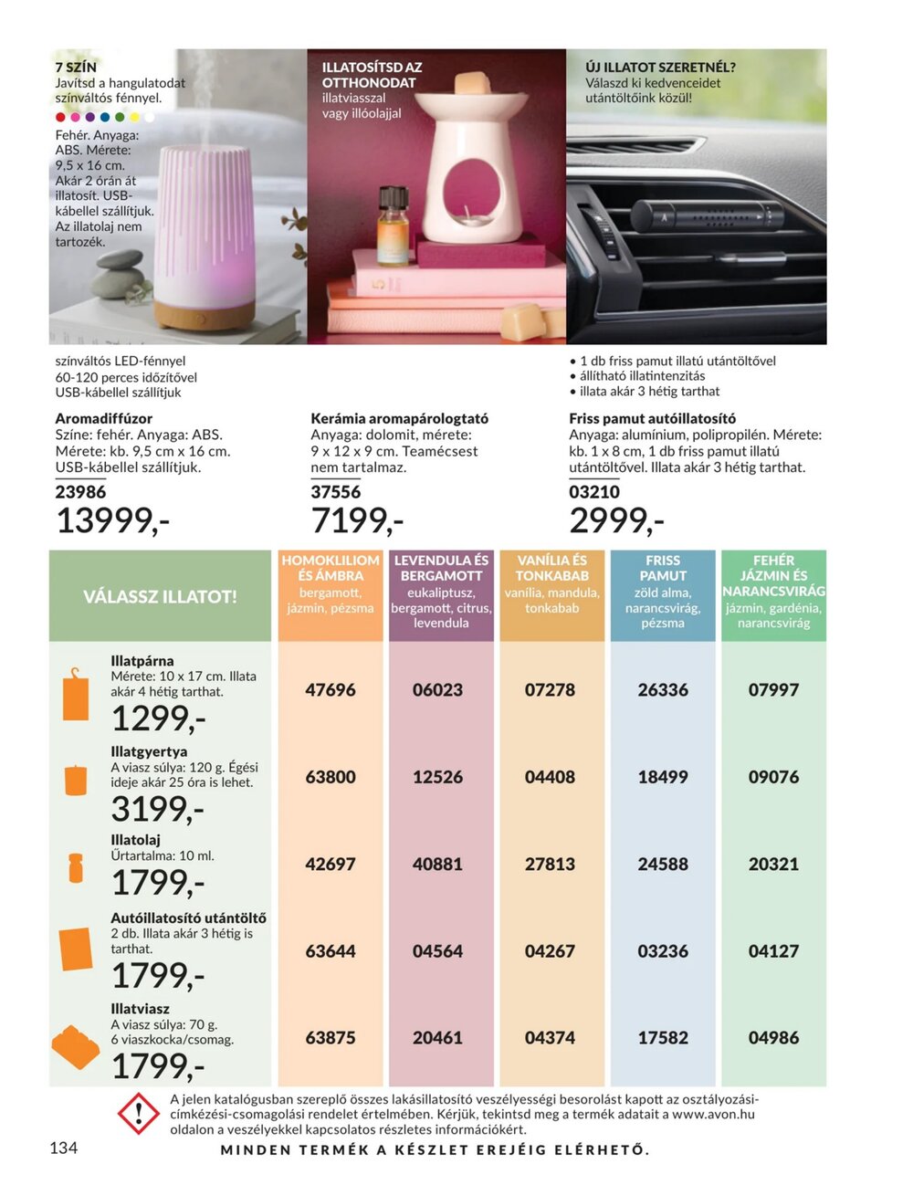 Avon akciós újság 2026.03.01-től - 134. oldal.