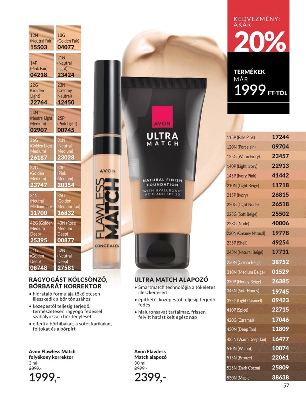 Avon akciós újság 2026.03.01-től - 57. oldal.