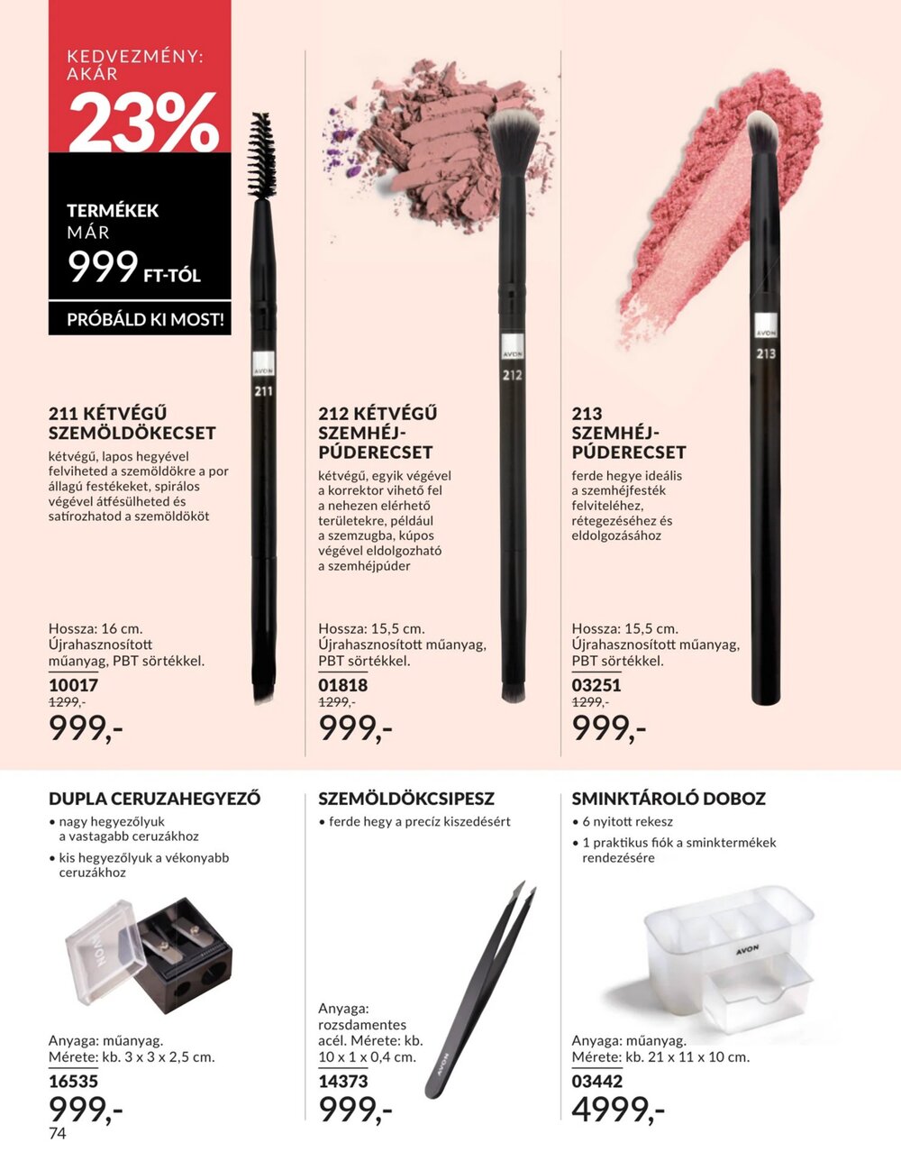 Avon akciós újság 2026.03.01-től - 74. oldal.
