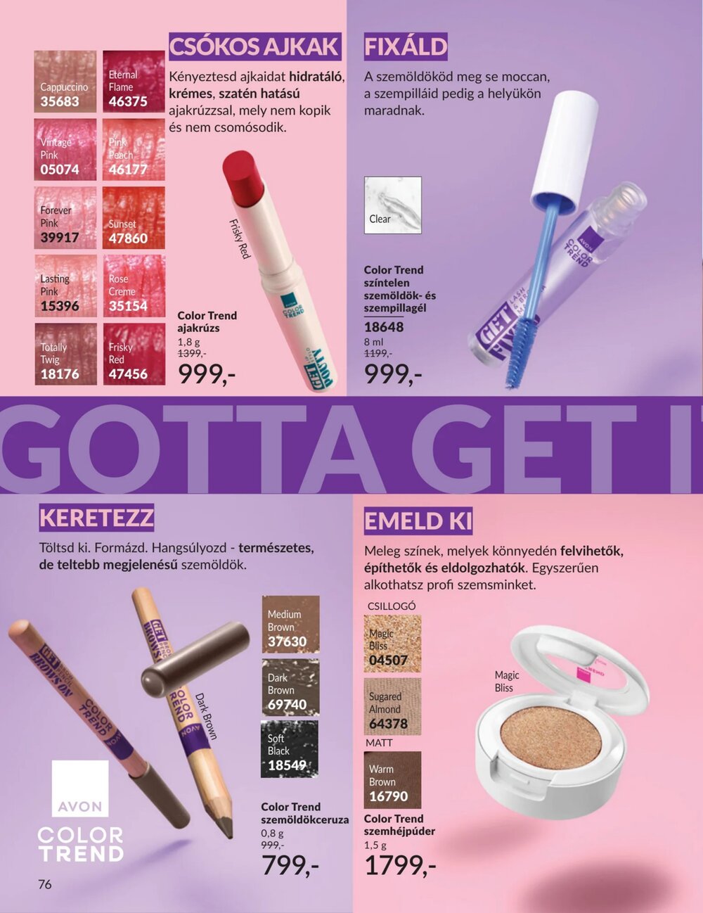 Avon akciós újság 2026.03.01-től - 76. oldal.