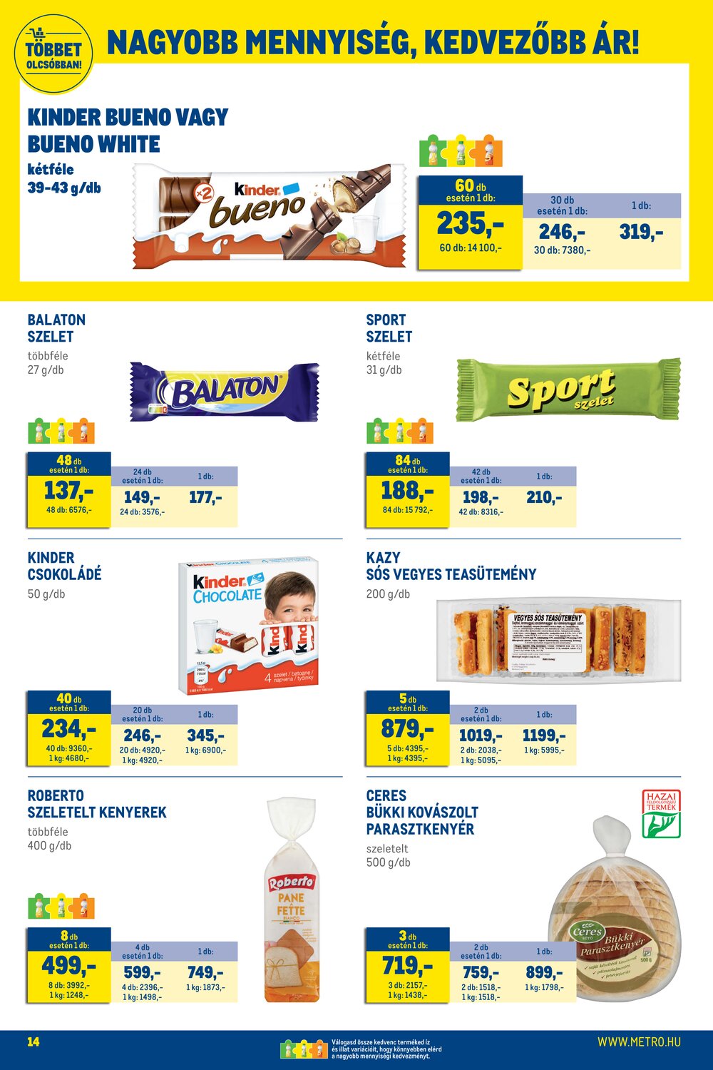METRO akciós újság 2026.03.01-től - 14. oldal.