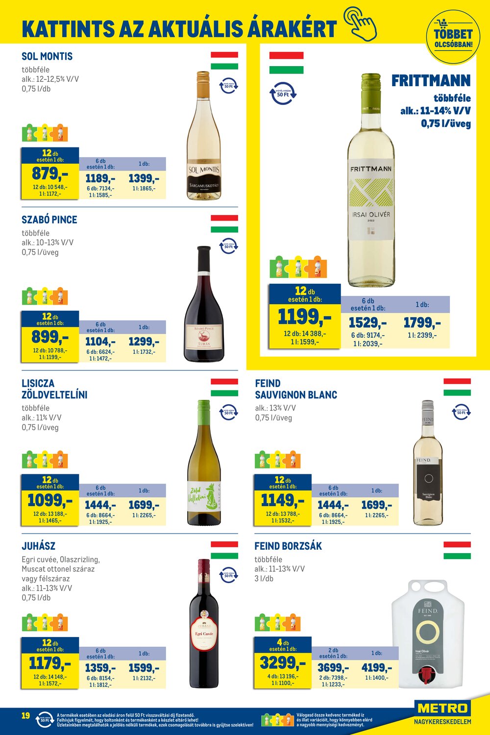 METRO akciós újság 2026.03.01-től - 19. oldal.