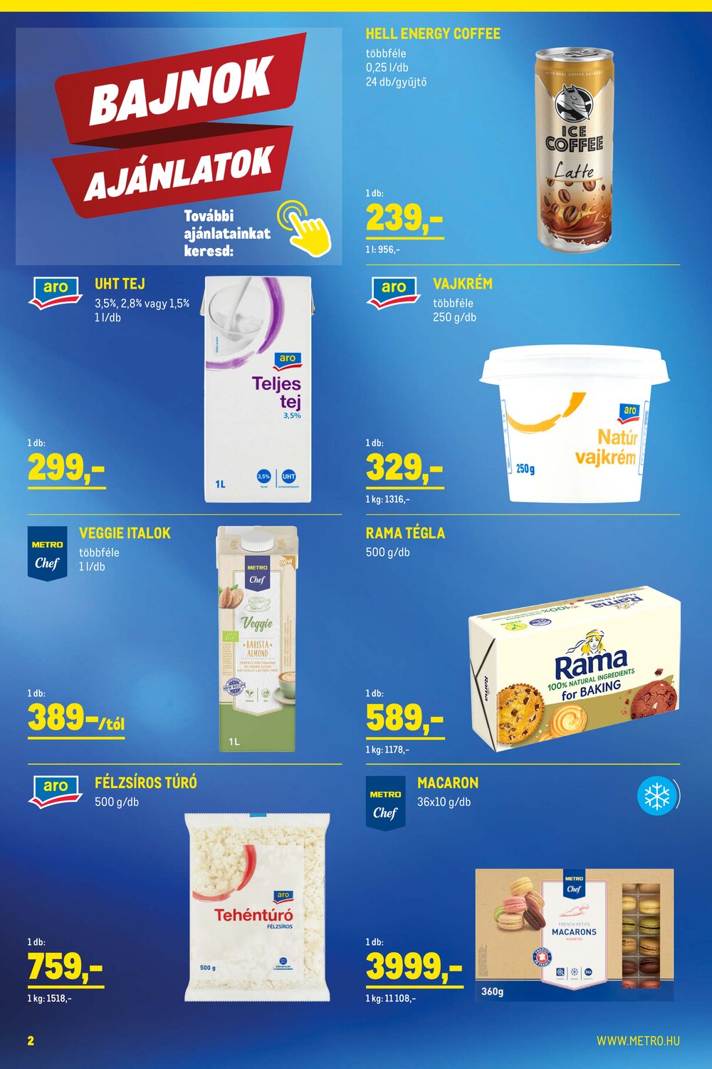 METRO akciós újság 2026.03.01-től - 2. oldal.