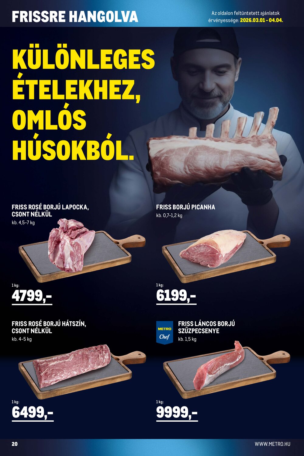 METRO akciós újság 2026.03.01-től - 20. oldal.