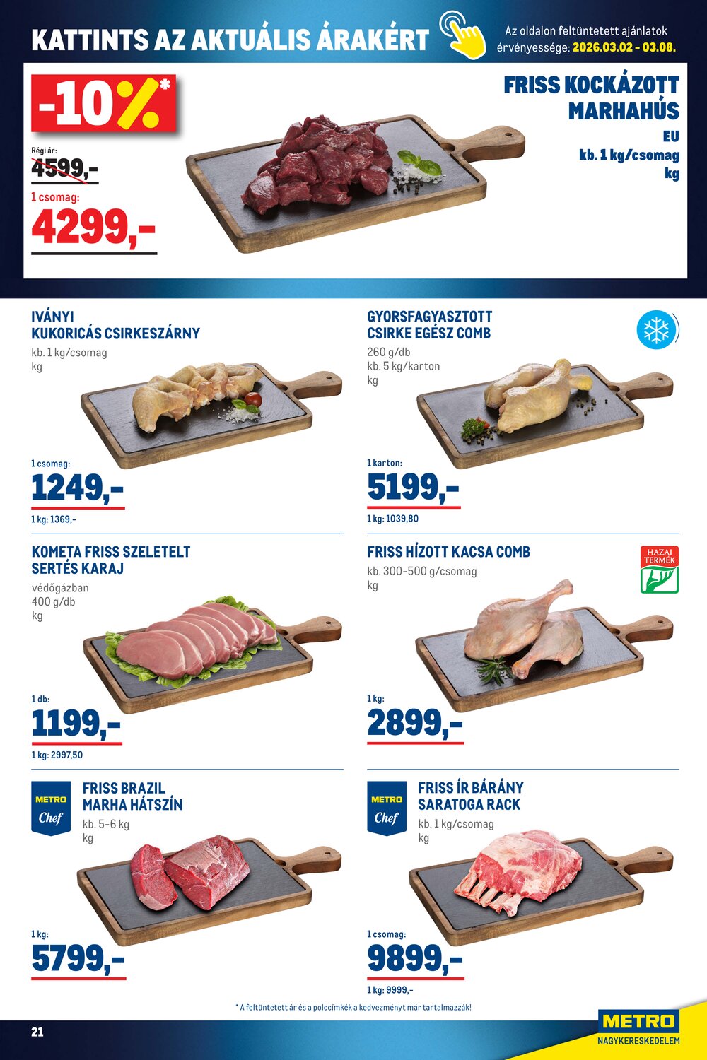 METRO akciós újság 2026.03.01-től - 21. oldal.