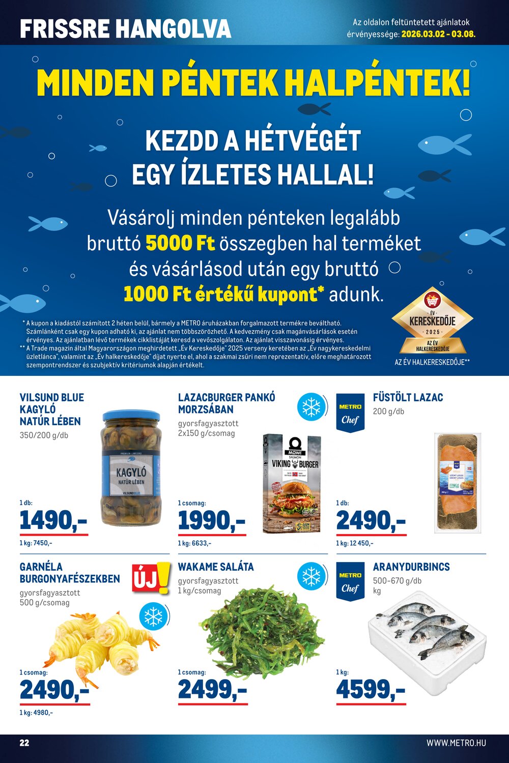 METRO akciós újság 2026.03.01-től - 22. oldal.