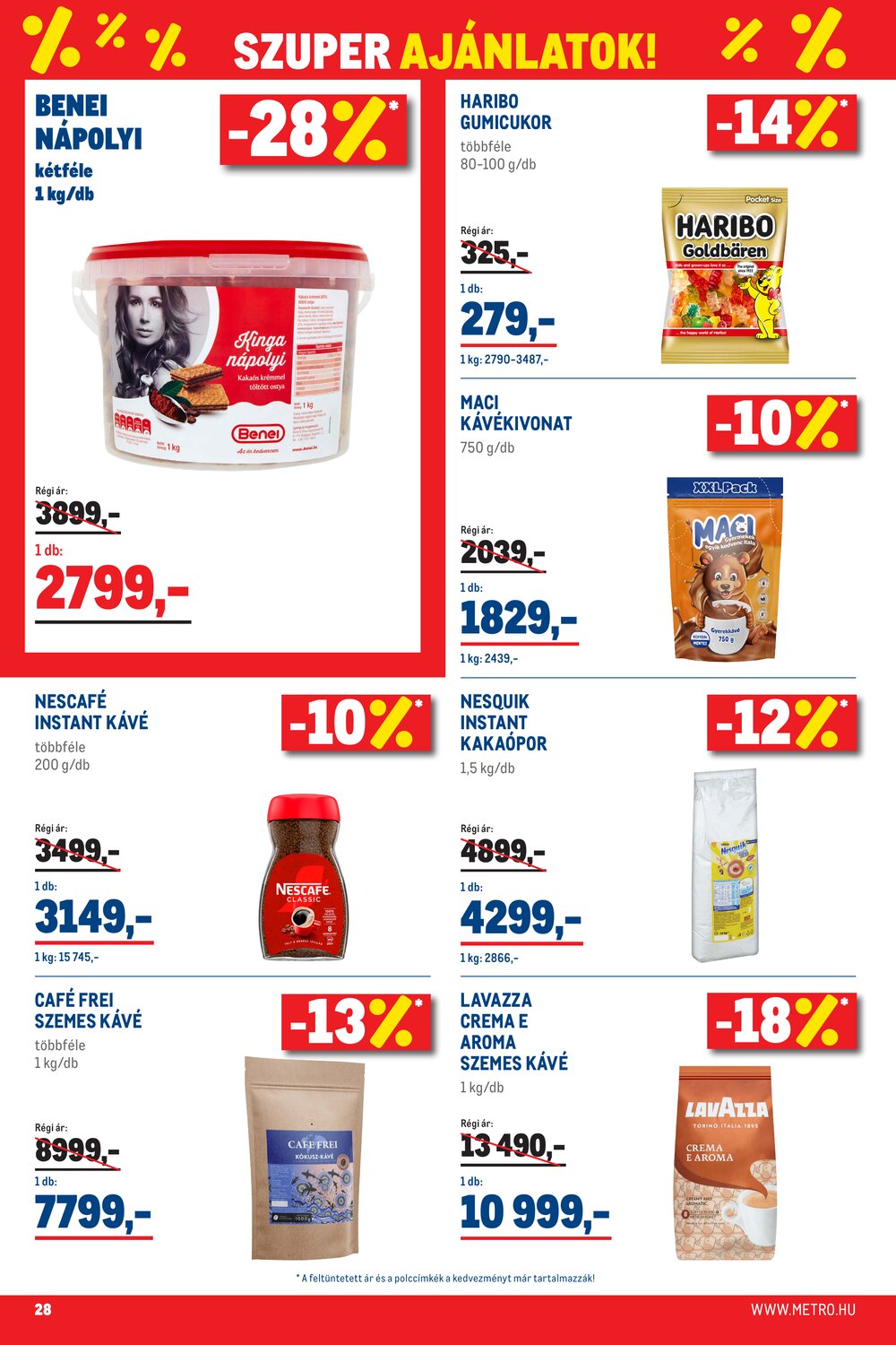 METRO akciós újság 2026.03.01-től - 28. oldal.