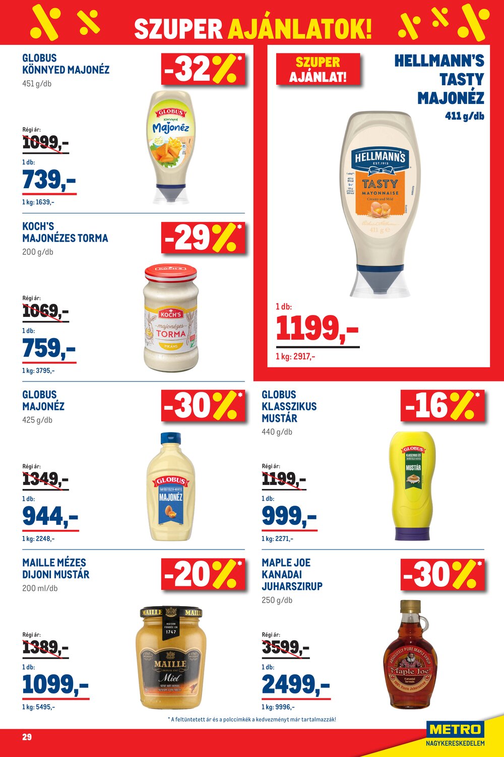 METRO akciós újság 2026.03.01-től - 29. oldal.