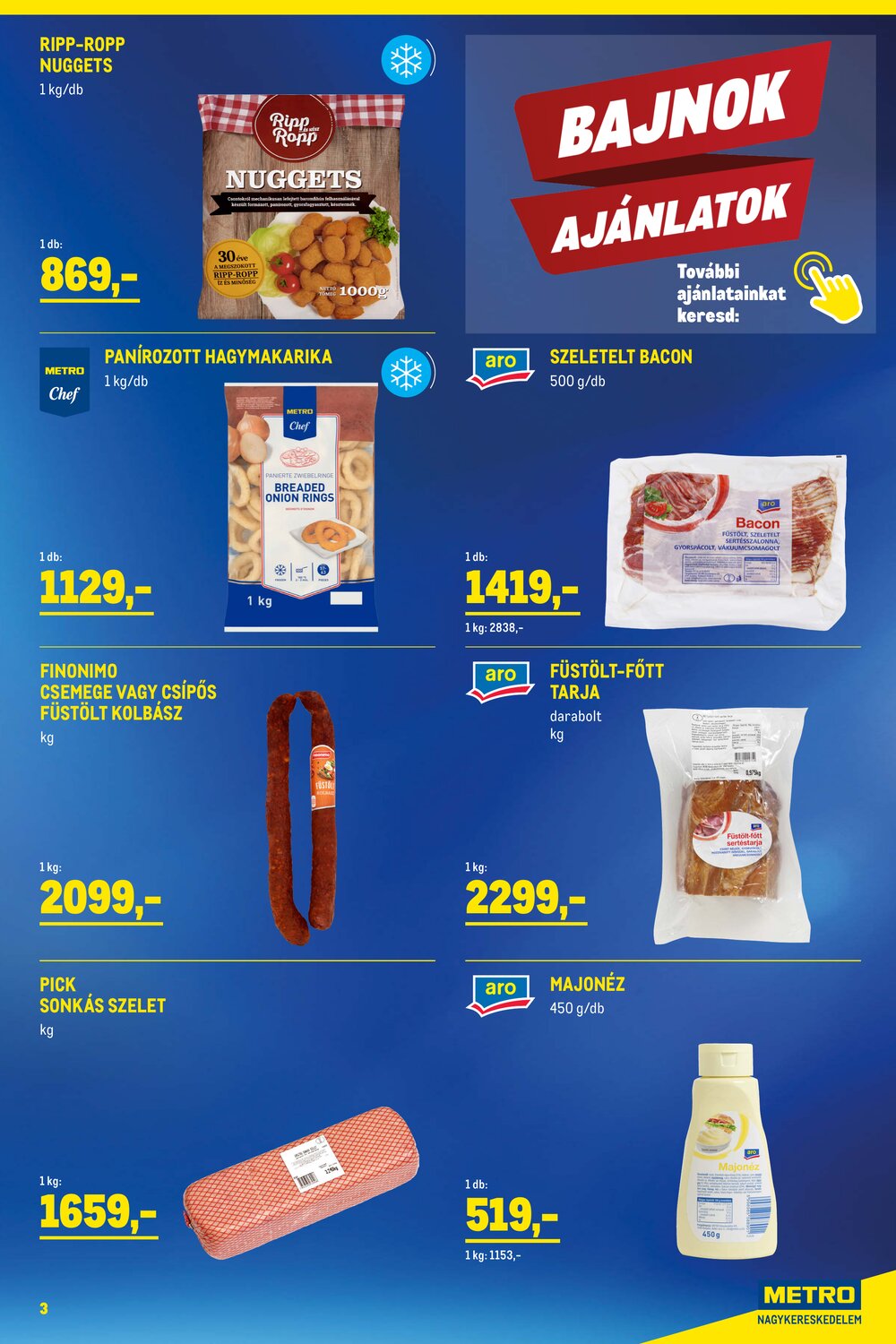 METRO akciós újság 2026.03.01-től - 3. oldal.