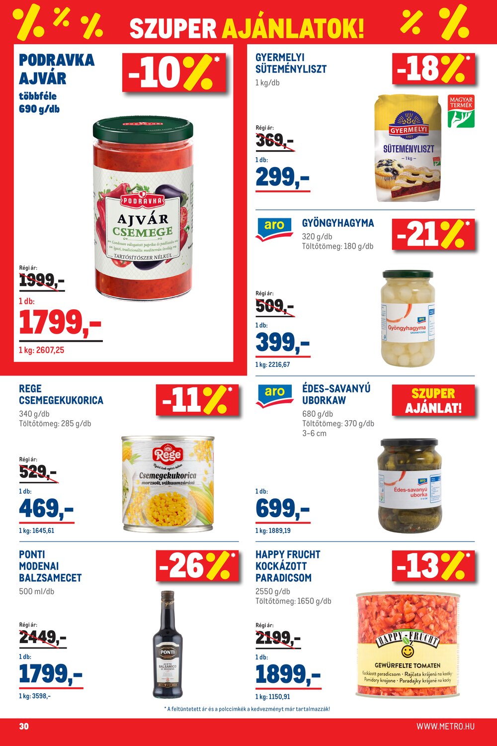 METRO akciós újság 2026.03.01-től - 30. oldal.