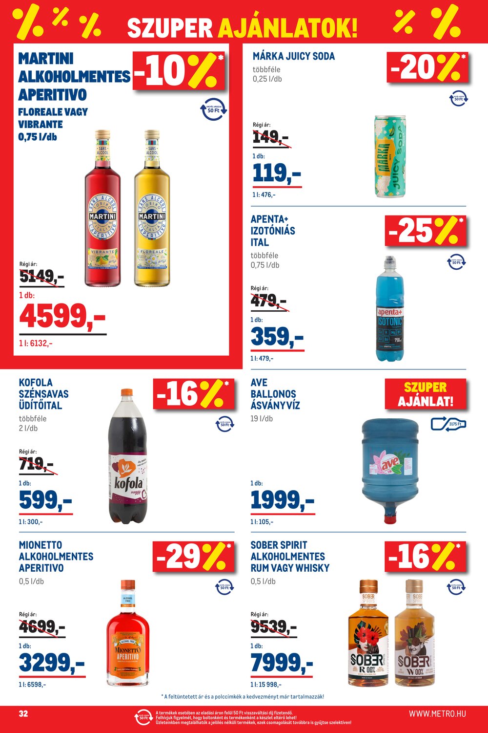 METRO akciós újság 2026.03.01-től - 32. oldal.