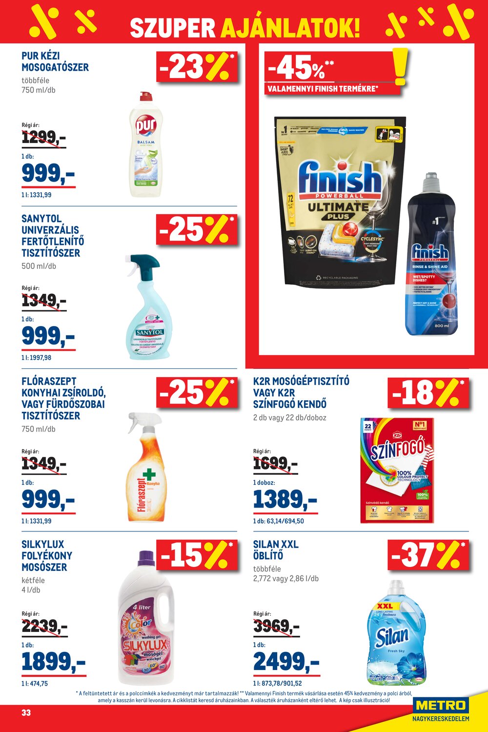 METRO akciós újság 2026.03.01-től - 33. oldal.