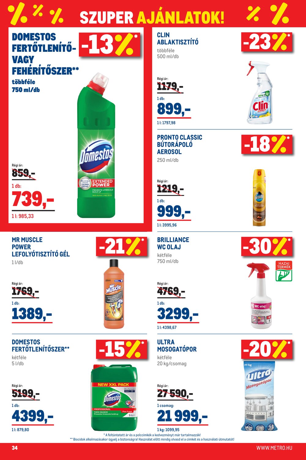 METRO akciós újság 2026.03.01-től - 34. oldal.