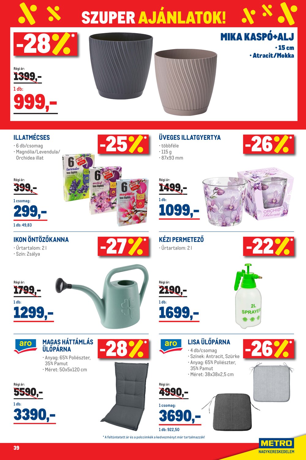 METRO akciós újság 2026.03.01-től - 39. oldal.