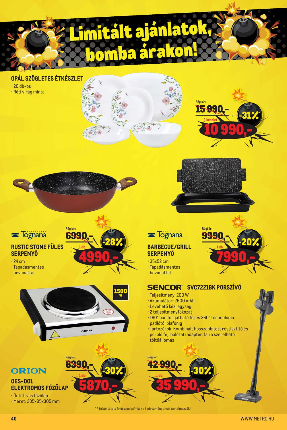 METRO akciós újság 2026.03.01-től - 40. oldal.