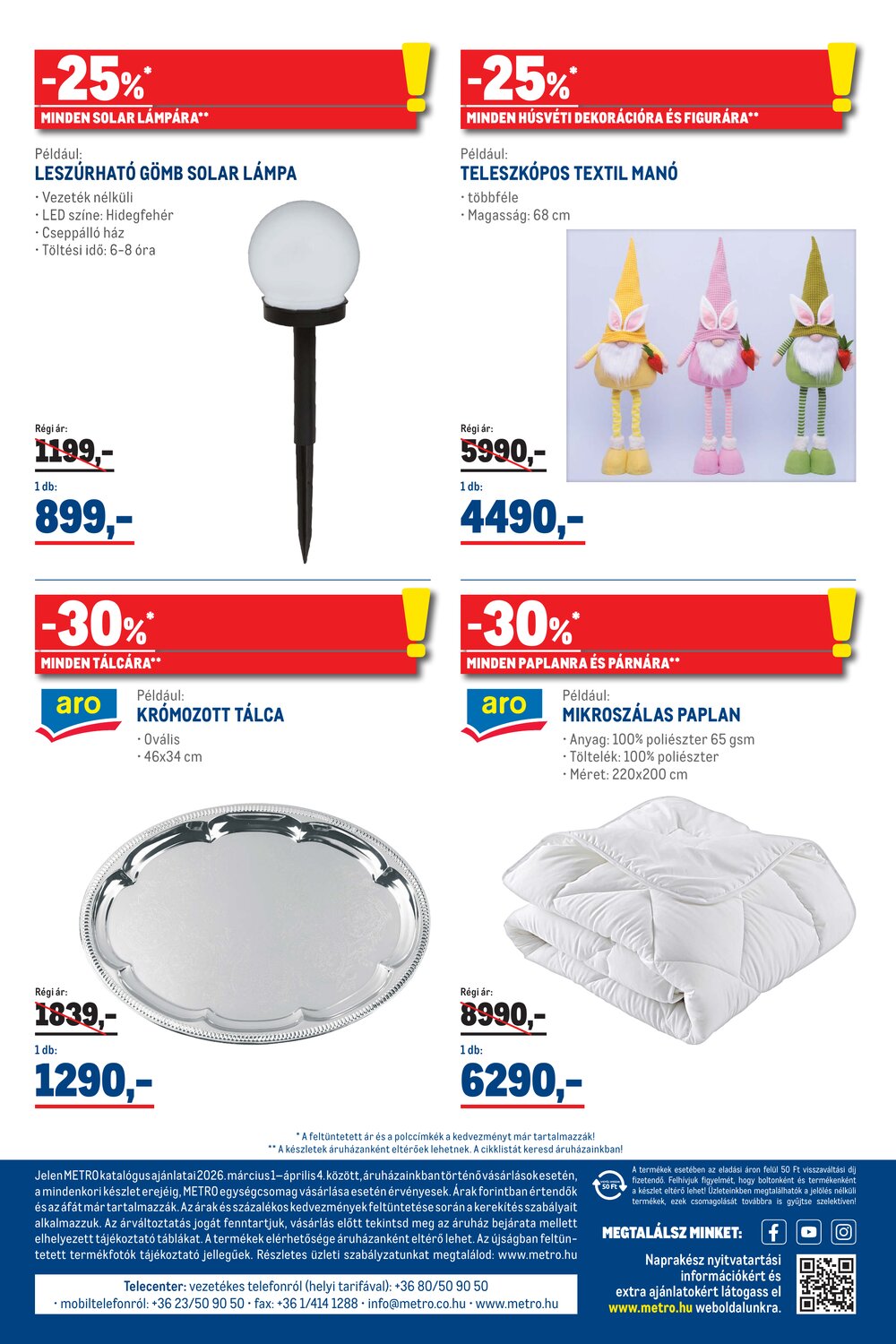 METRO akciós újság 2026.03.01-től - 42. oldal.