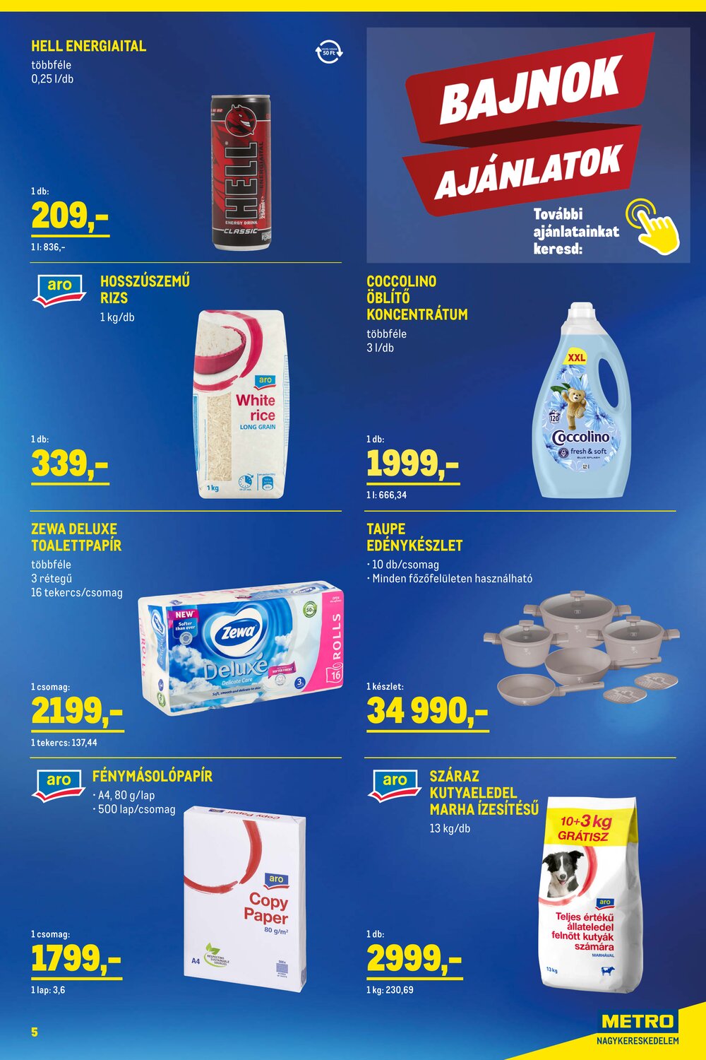 METRO akciós újság 2026.03.01-től - 5. oldal.