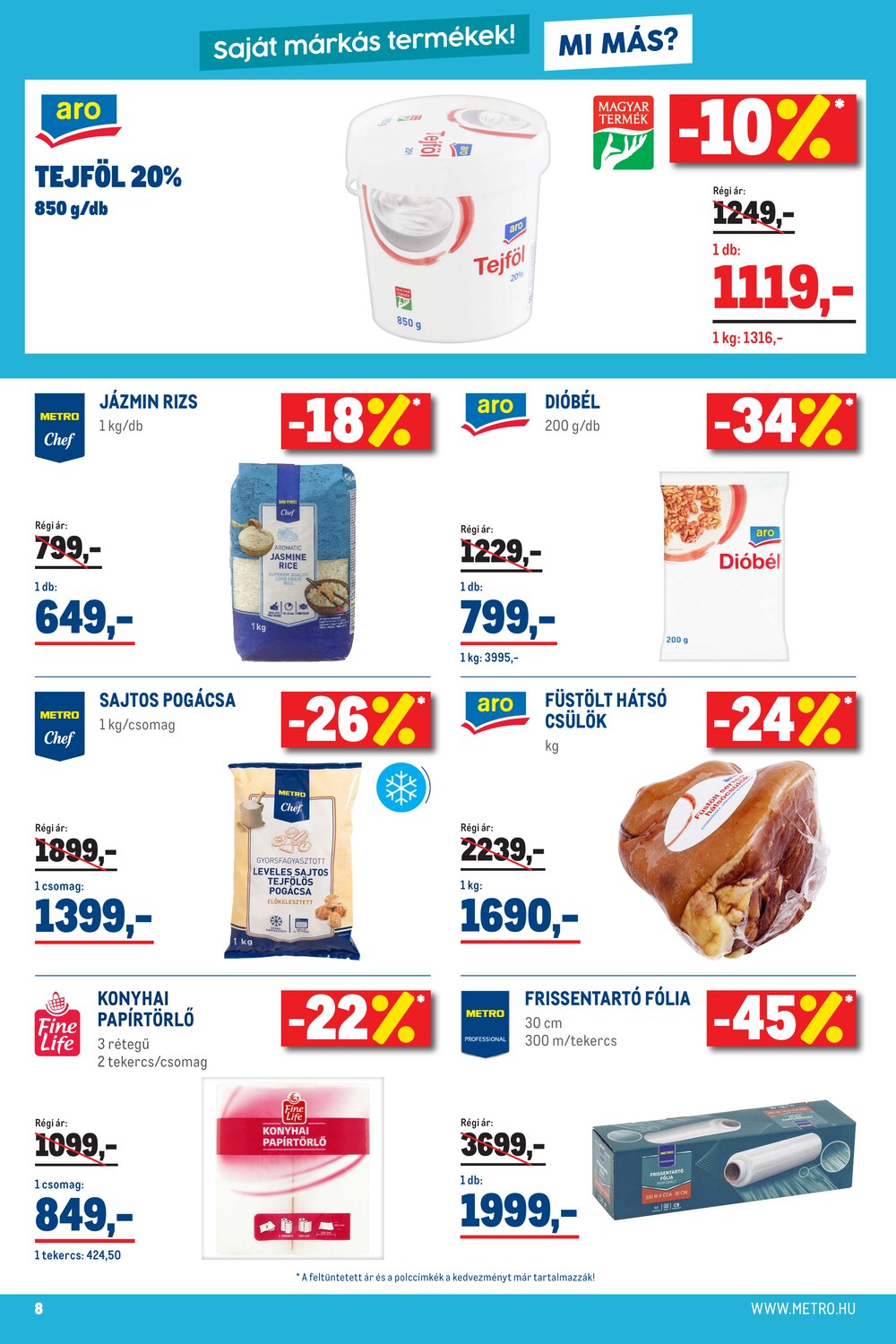 METRO akciós újság 2026.03.01-től - 8. oldal.