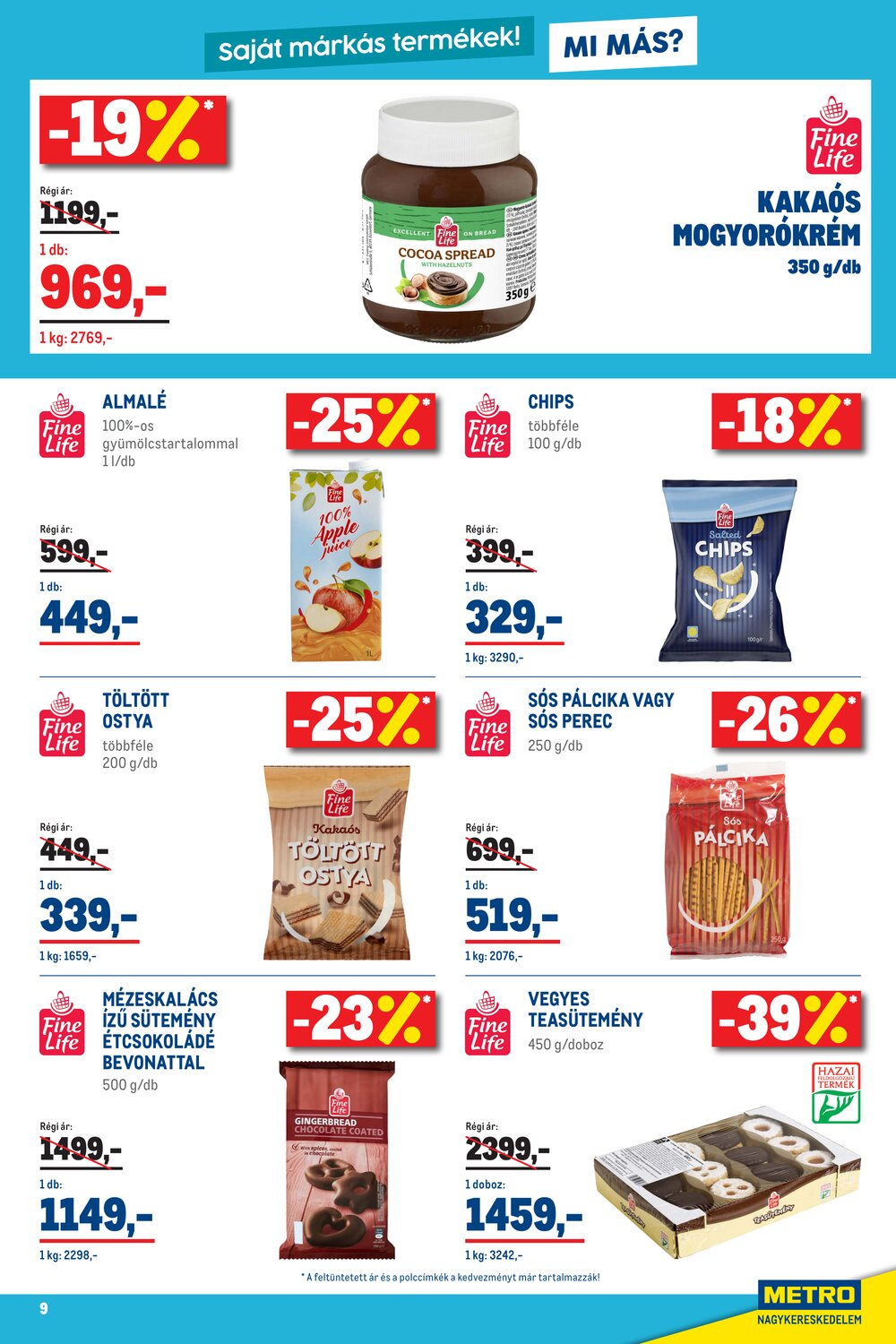METRO akciós újság 2026.03.01-től - 9. oldal.