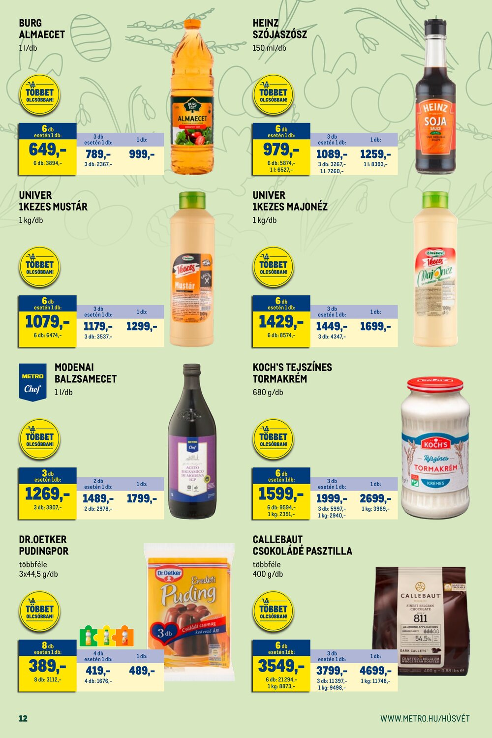 METRO akciós újság 2026.03.01-től - 12. oldal.